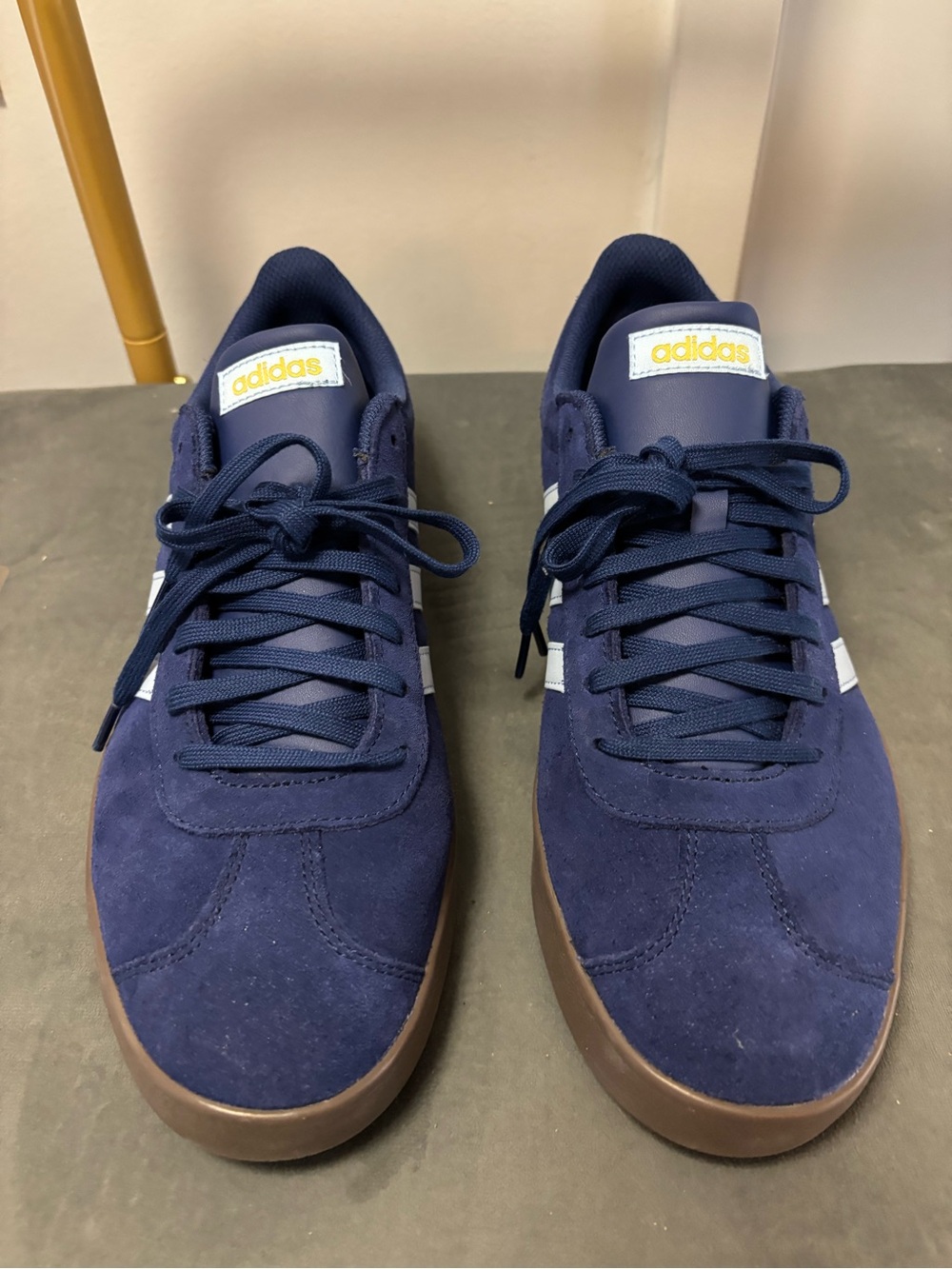 adidas Men's Navy Suede Sneakers